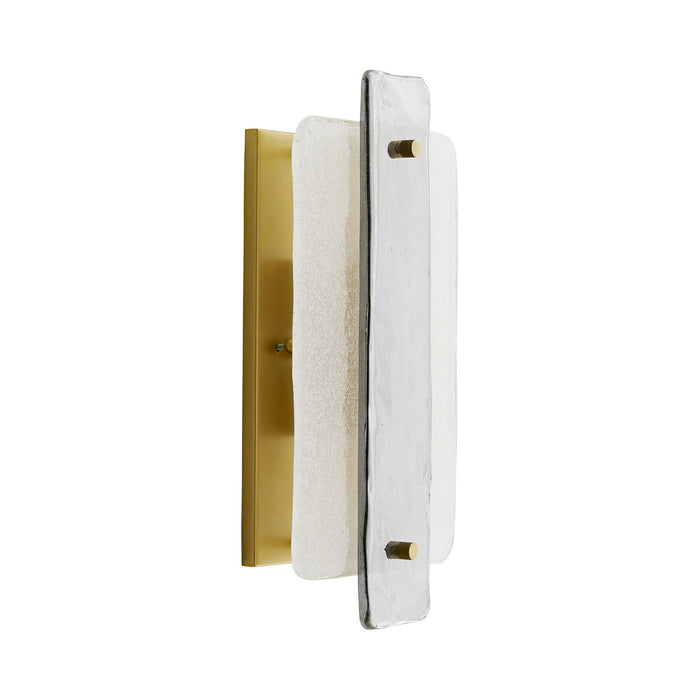 Arteriors 49668 Two Light Wall Sconce, Clear Seedy