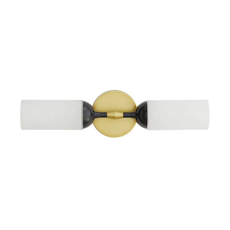 Arteriors 49670 Two Light Wall Sconce, Antique Brass