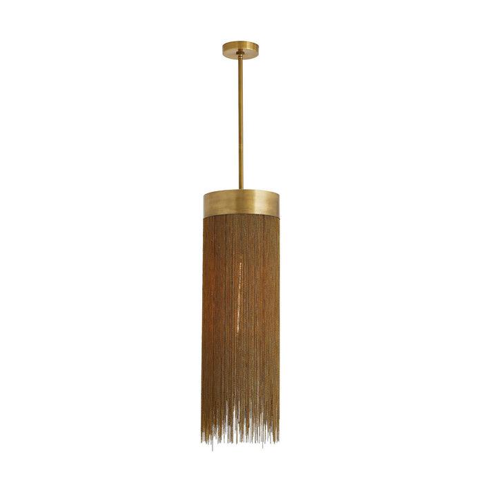 Arteriors 84032 One Light Pendant, Antique Brass