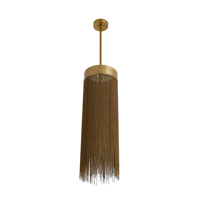 Arteriors 84032 One Light Pendant, Antique Brass