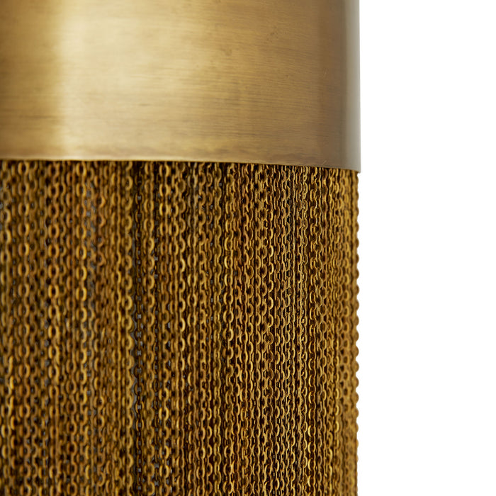 Arteriors 84032 One Light Pendant, Antique Brass