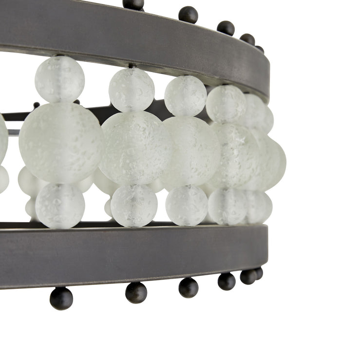 Arteriors 84034 Eight Light Chandelier, Bronze