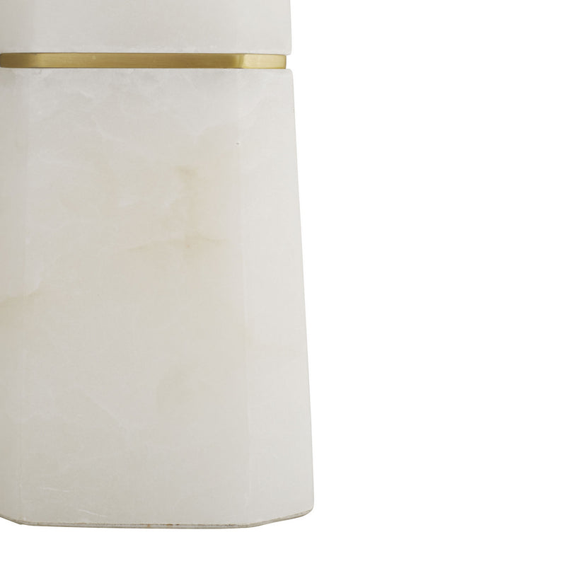 Arteriors 49691-434 One Light Table Lamp, White