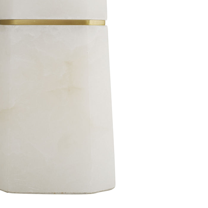 Arteriors 49691-434 One Light Table Lamp, White