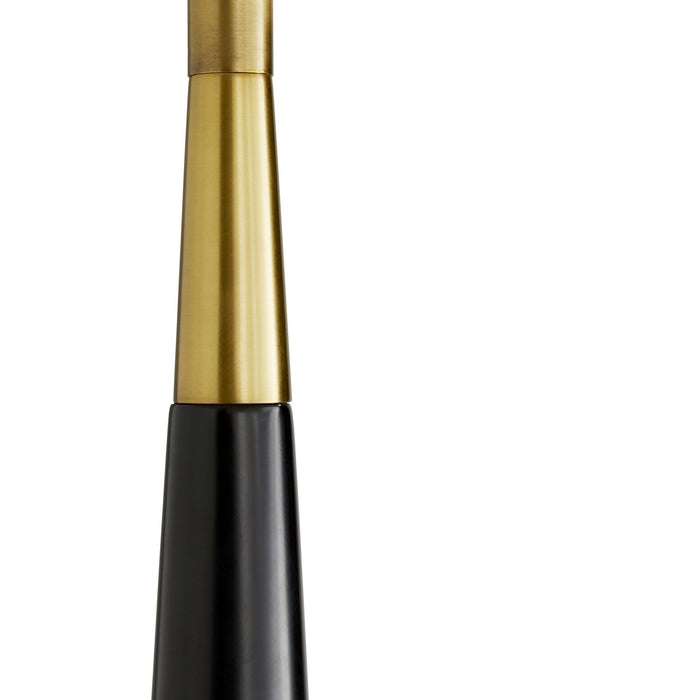 Arteriors 79172-331 One Light Floor Lamp, Black