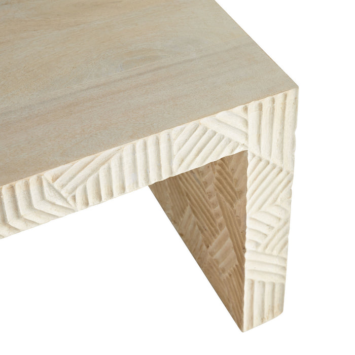 Arteriors DW4002 Bench/Cocktail, White Wash