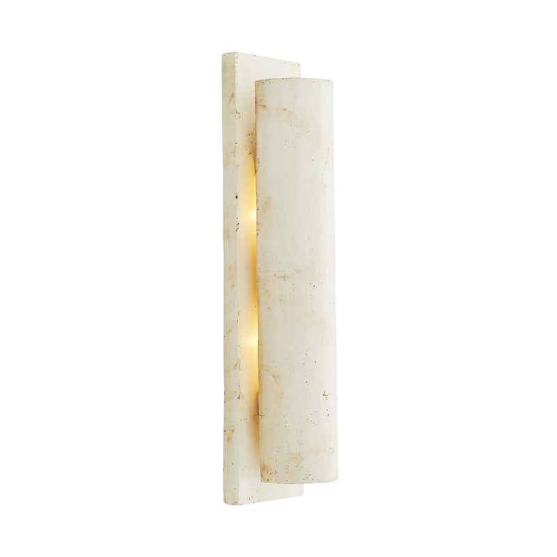 Arteriors DW49005 Two Light Wall Sconce, Light Stone Wash