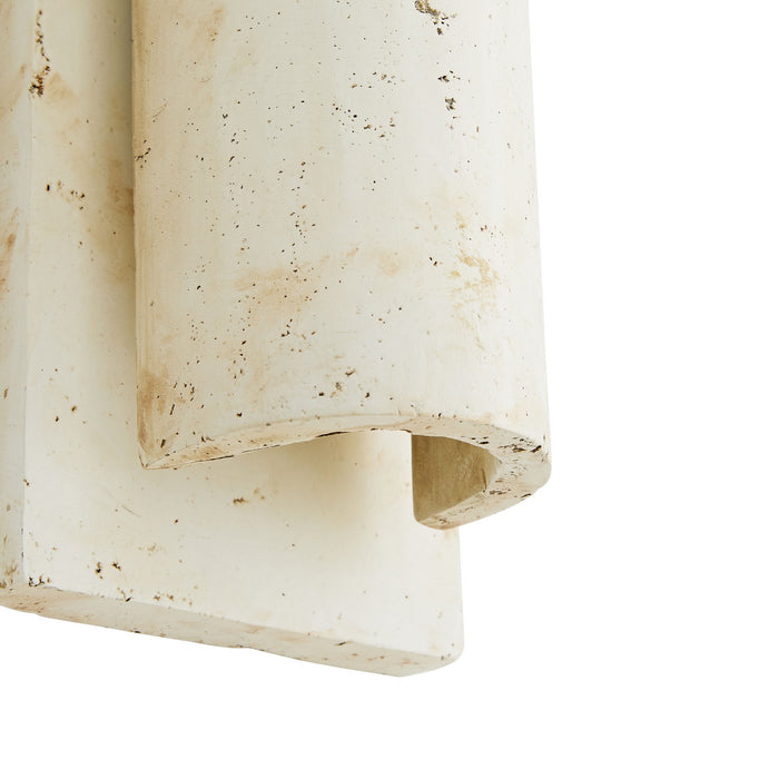 Arteriors DW49005 Two Light Wall Sconce, Light Stone Wash