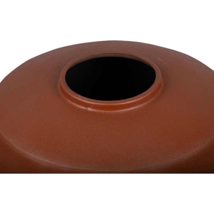 Renwil VAS203 Vase, Orange Terracotta