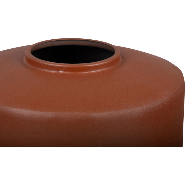 Renwil VAS203 Vase, Orange Terracotta