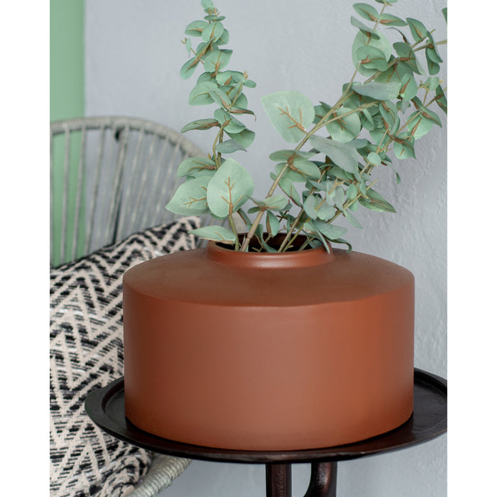 Renwil VAS203 Vase, Orange Terracotta