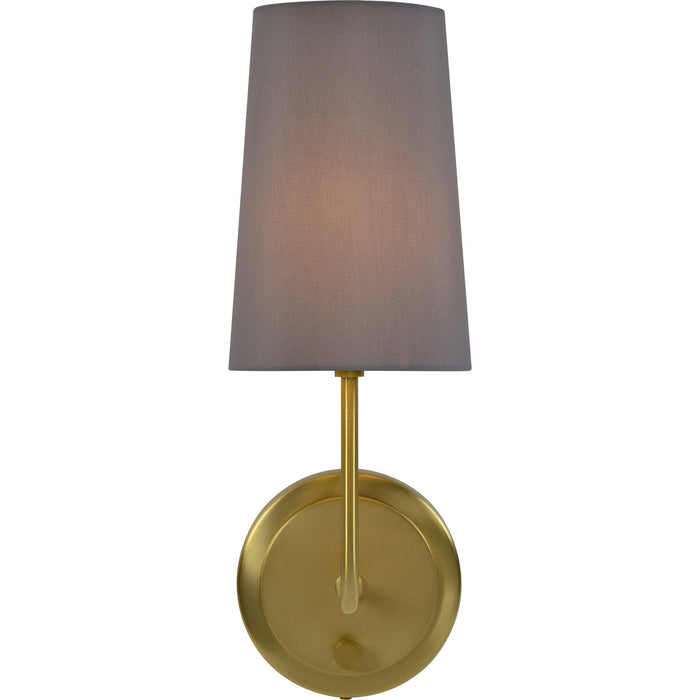 Renwil WS053 One Light Wall Sconce, Satin Brass