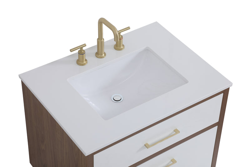 Elegant Lighting VF41030WH Bathroom Vanity, White