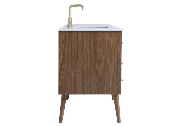 Elegant Lighting VF41048WH Bathroom Vanity Set, White