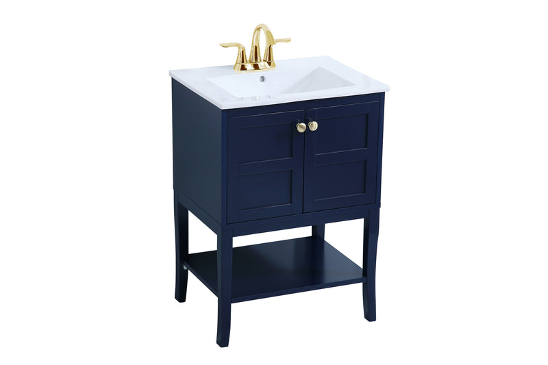 Elegant Lighting VF2100BL Bathroom Vanity, Blue