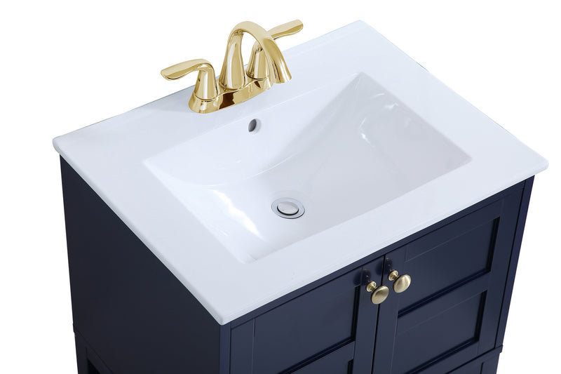 Elegant Lighting VF2100BL Bathroom Vanity, Blue
