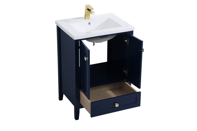 Elegant Lighting VF-2001BL Bathroom Vanity, Blue