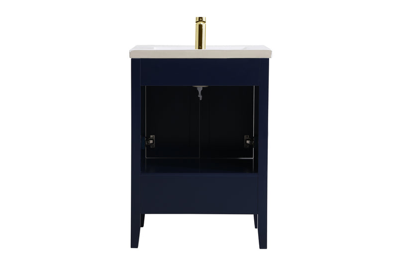 Elegant Lighting VF-2001BL Bathroom Vanity, Blue