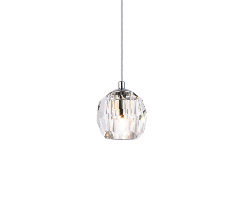 Elegant Lighting 3505D6C LED Pendant, Chrome