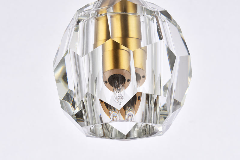 Elegant Lighting 3505D6G LED Pendant, Gold