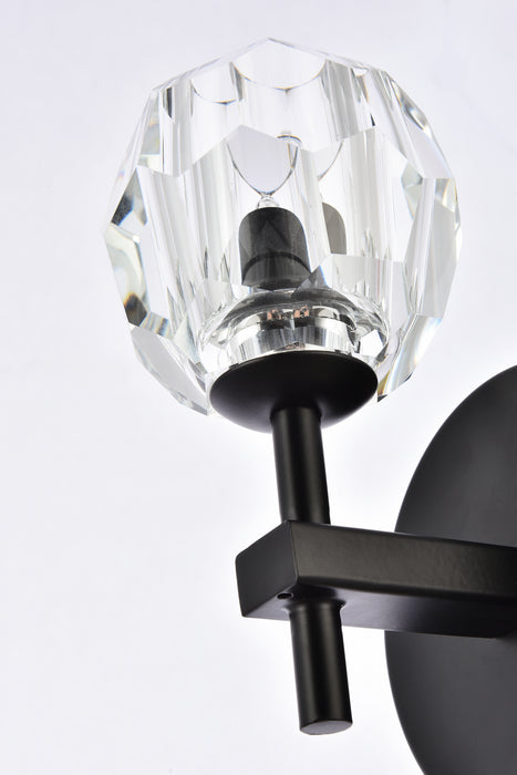 Elegant Lighting 3505W6BK LED Wall Sconce, Black