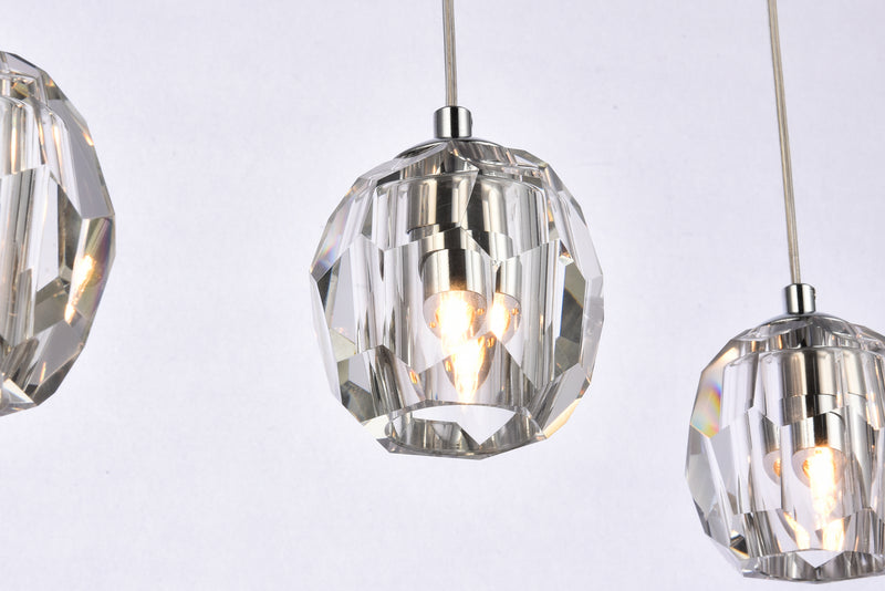 Elegant Lighting 3505D32C LED Pendant, Chrome