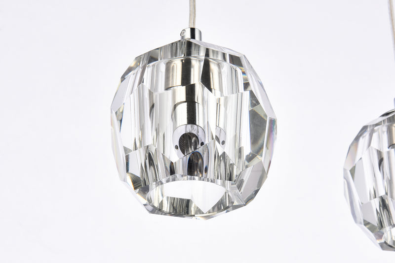 Elegant Lighting 3505D32C LED Pendant, Chrome