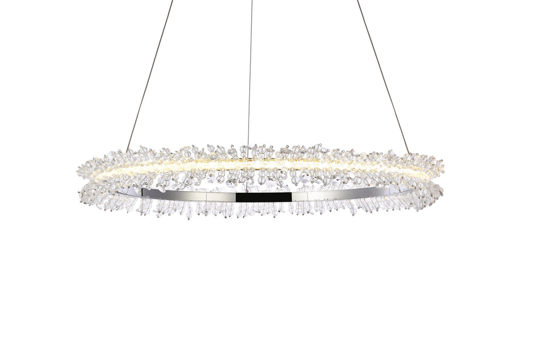 Elegant Lighting 3506D26C LED Pendant, Chrome