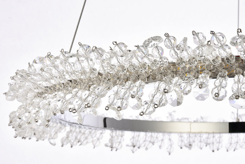 Elegant Lighting 3506D26C LED Pendant, Chrome