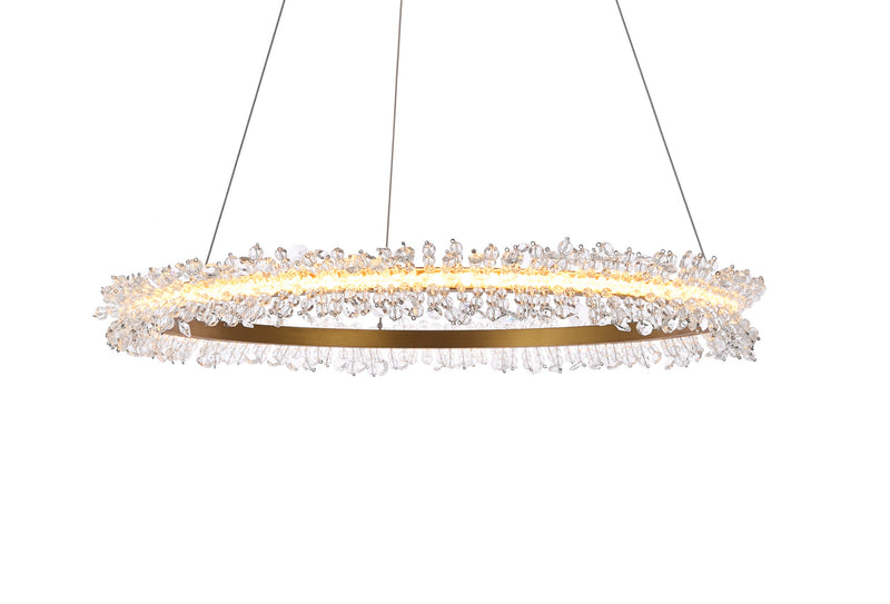 Elegant Lighting 3506D26G LED Pendant, Gold