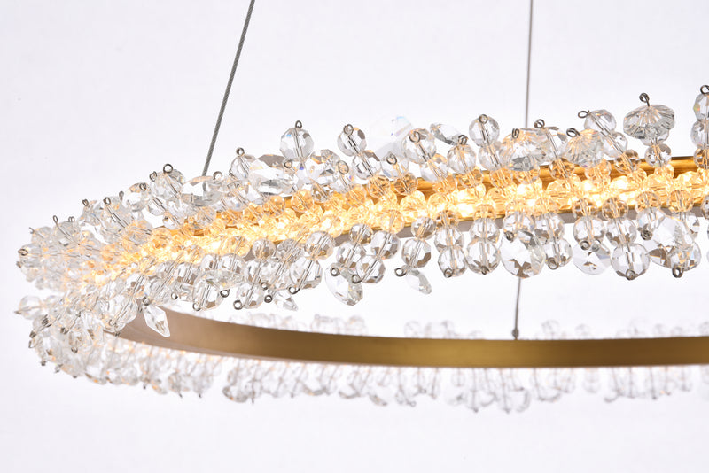 Elegant Lighting 3506D26G LED Pendant, Gold