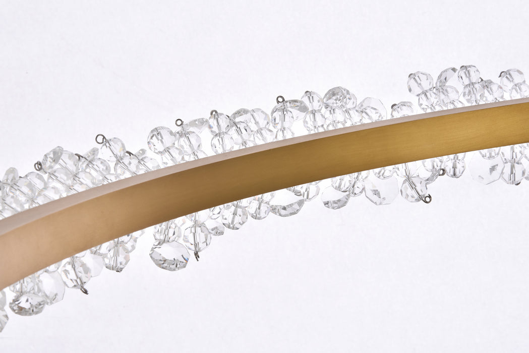 Elegant Lighting 3506D26G LED Pendant, Gold