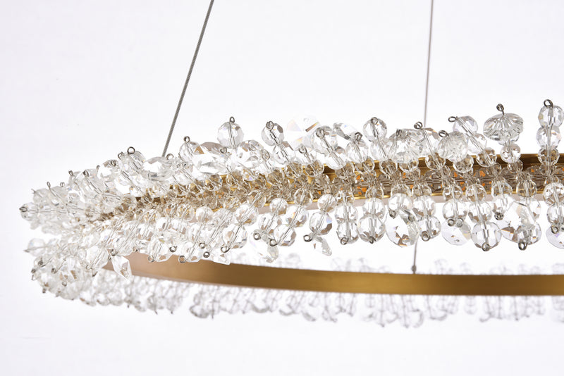 Elegant Lighting 3506D26G LED Pendant, Gold