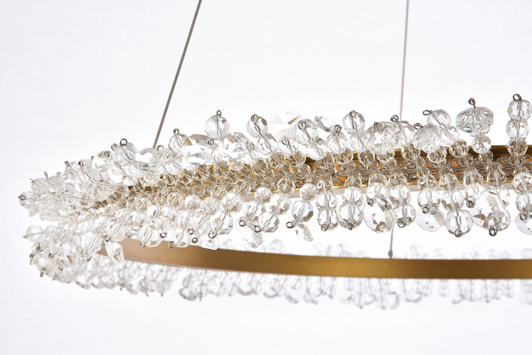 Elegant Lighting 3506D26G LED Pendant, Gold