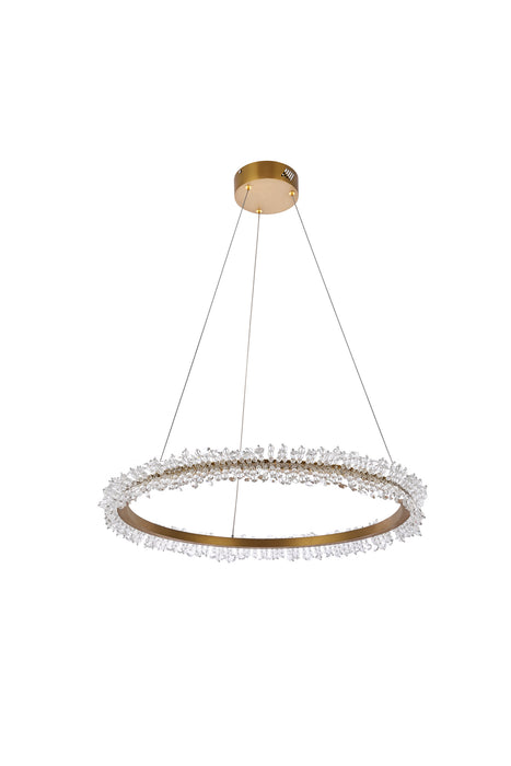 Elegant Lighting 3506D26G LED Pendant, Gold