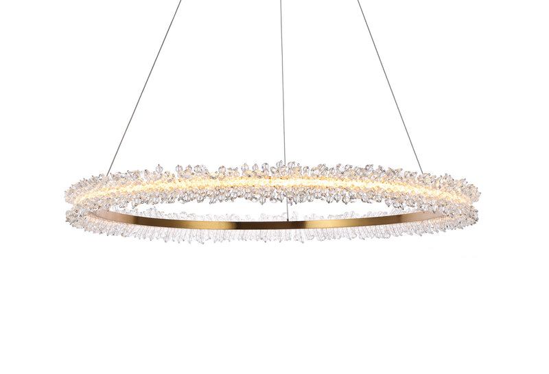 Elegant Lighting 3506D34G LED Pendant, Gold
