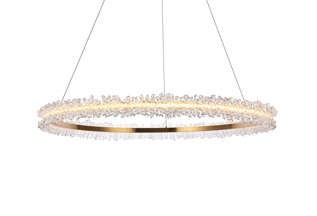 Elegant Lighting 3506D34G LED Pendant, Gold
