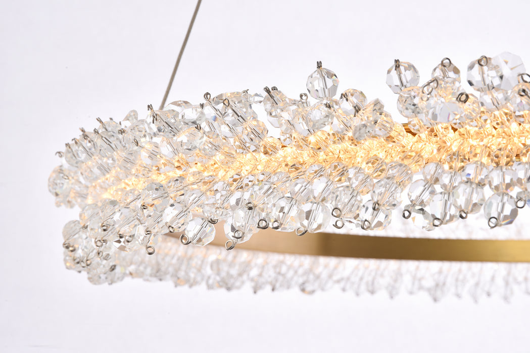 Elegant Lighting 3506D34G LED Pendant, Gold