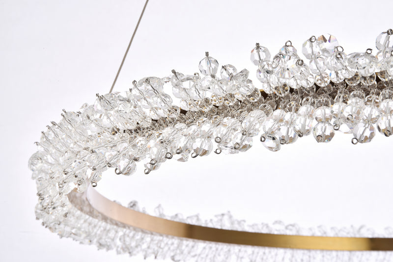 Elegant Lighting 3506D34G LED Pendant, Gold