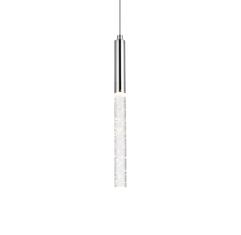 Elegant Lighting 5203D5C LED Pendant, Chrome