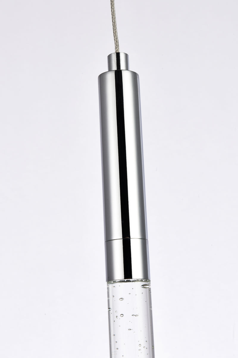 Elegant Lighting 5203D5C LED Pendant, Chrome