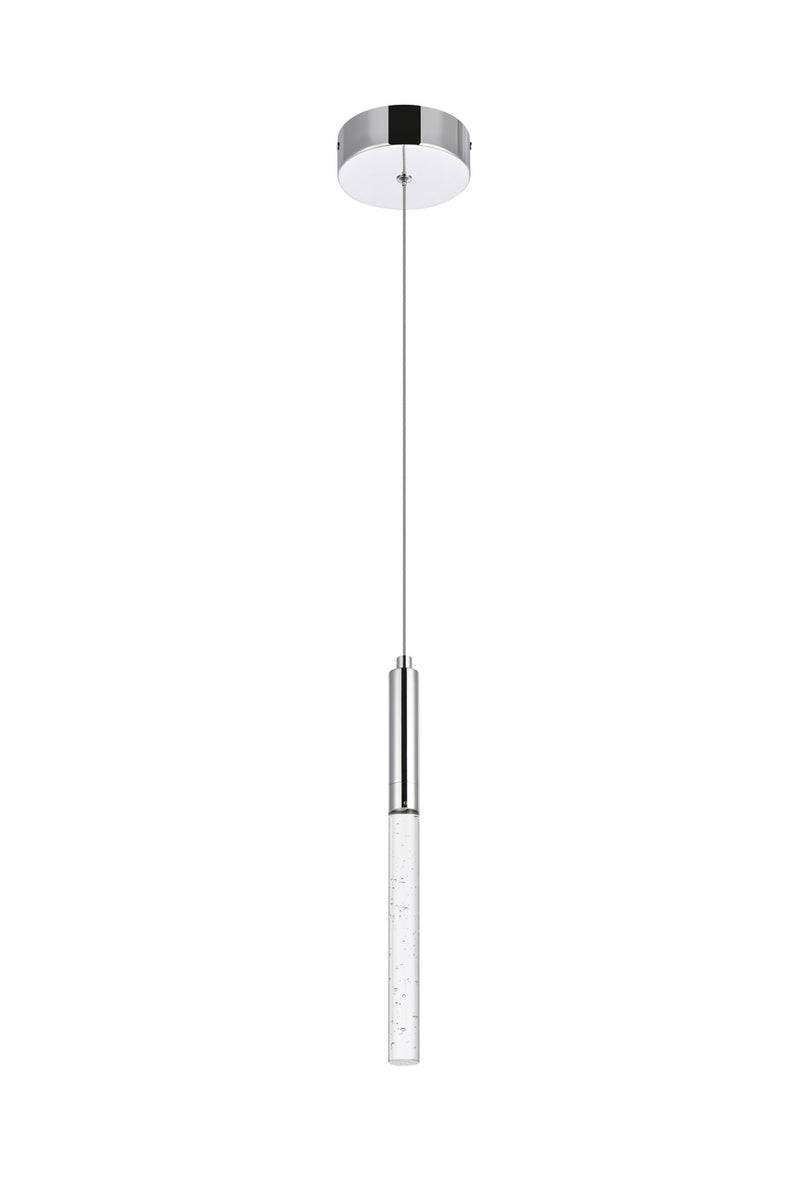 Elegant Lighting 5203D5C LED Pendant, Chrome