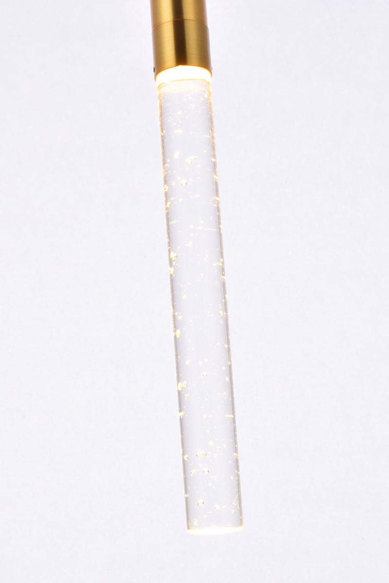 Elegant Lighting 5203D5G LED Pendant, Gold