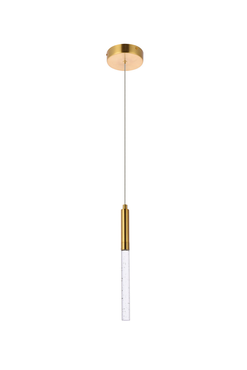 Elegant Lighting 5203D5G LED Pendant, Gold