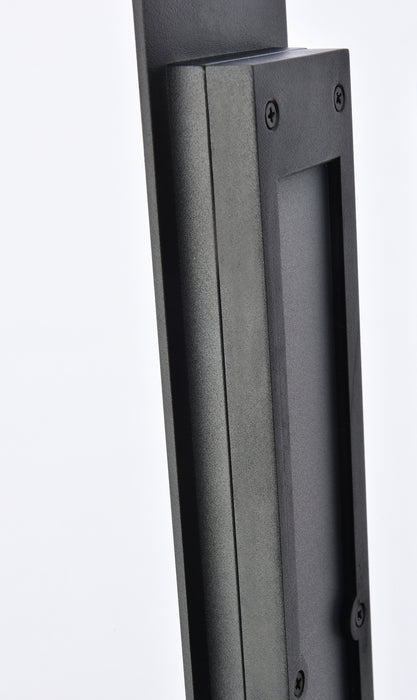 Elegant Lighting LDOD4005BK LED Outdoor Wall Lamp, black