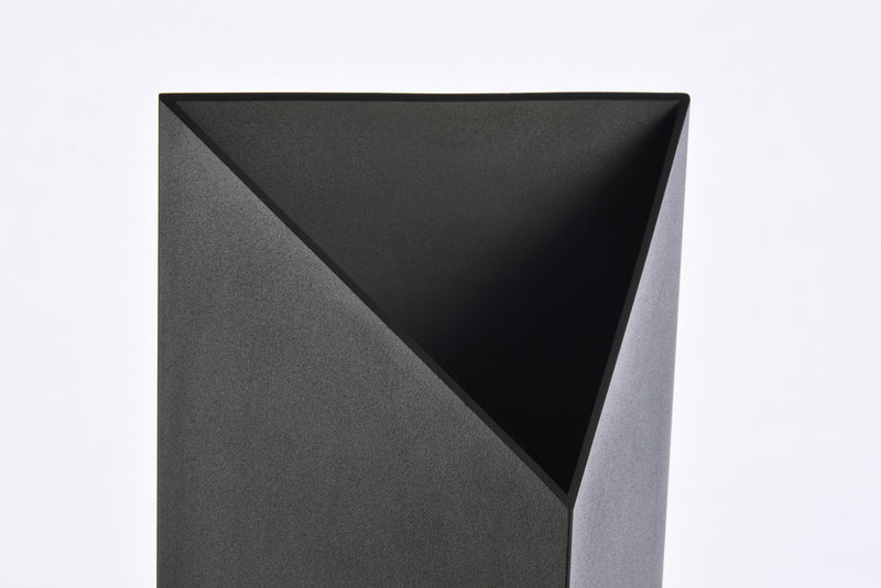 Elegant Lighting LDOD4022BK LED Outdoor Wall Lamp, black