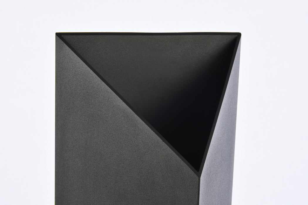 Elegant Lighting LDOD4022BK LED Outdoor Wall Lamp, black