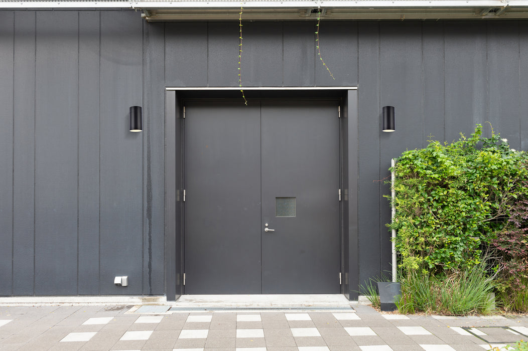 Elegant Lighting LDOD4039BK LED Outdoor Wall Lamp, black