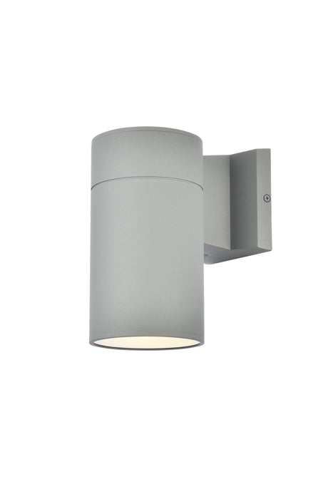 Elegant Lighting LDOD4039S Outdoor Wall Mount, Silver