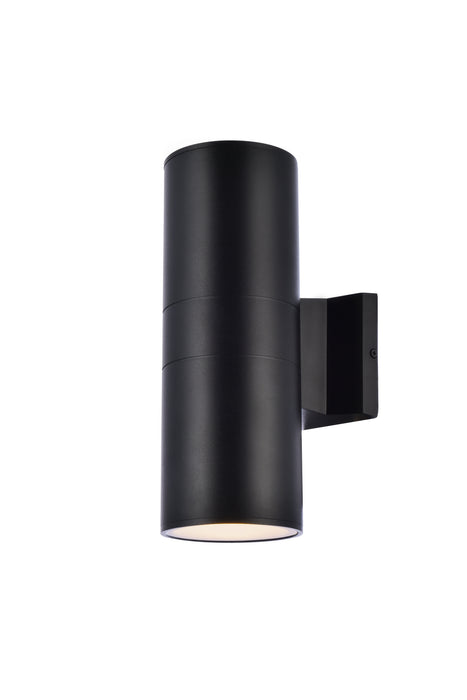 Elegant Lighting LDOD4040BK Outdoor Wall Mount, black